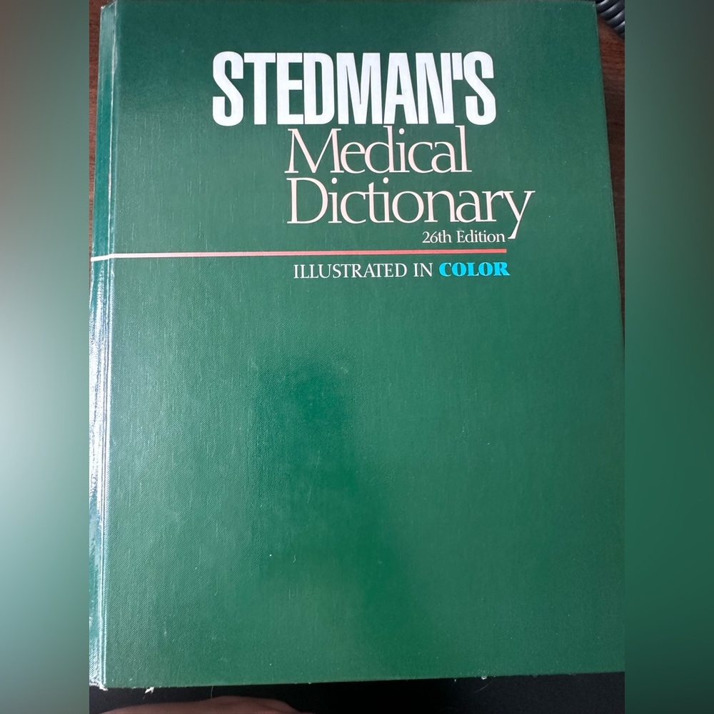 Stedman’s Medical Dictionary 26th edition